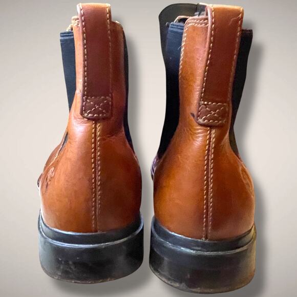 Men's 10 TIMBERLAND Men's Tan Premium Leather Waterproof Chelsea Boots - Picture 7 of 12